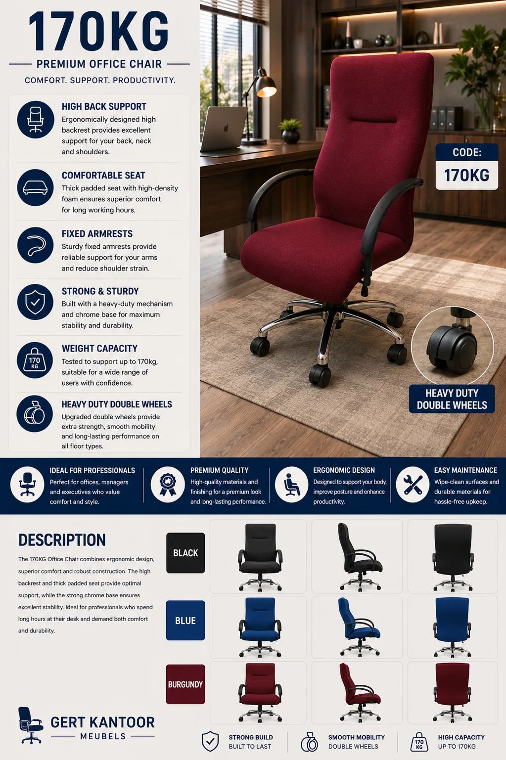 170KG Premium Office Chair