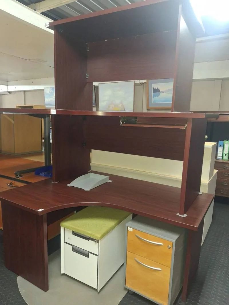 Cream Reception Counter