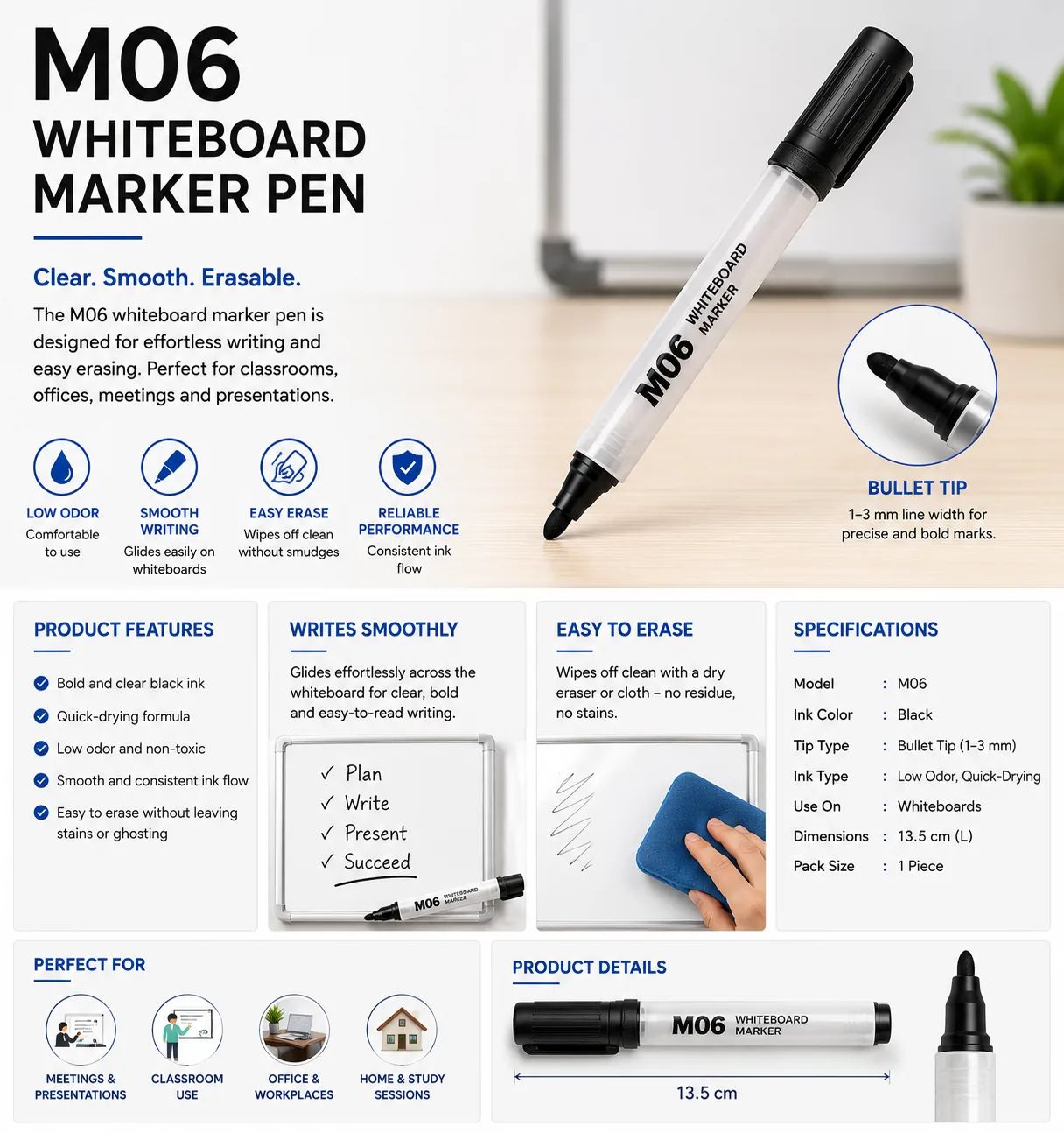 M06 Whiteboard Marker Pen