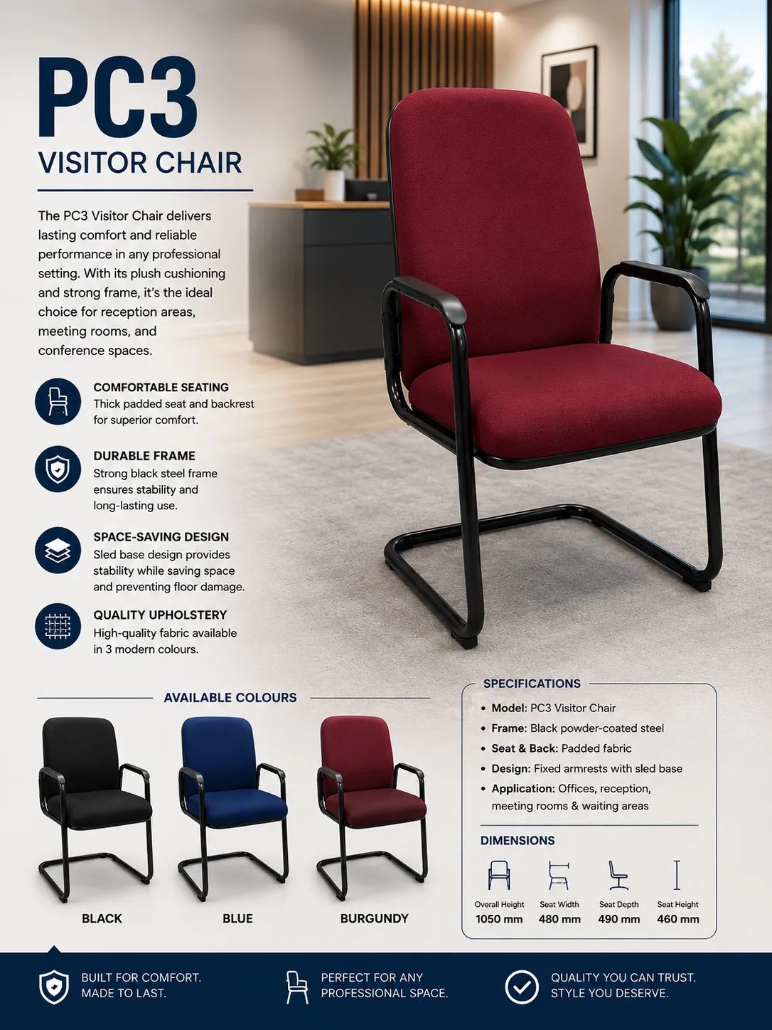 PC3 Visitor Chair
